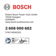 Bosch - Systemzubehör für Fräsen (Akku/elektrisch) Absaugadapter für GFF 22 A 2608000682 und GEX 150 Turbo
