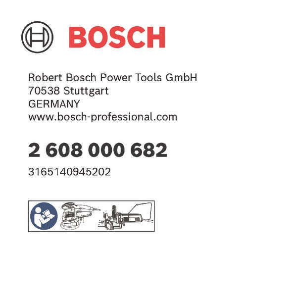 Bosch - Systemzubehör für Fräsen (Akku/elektrisch) Absaugadapter für GFF 22 A 2608000682 und GEX 150 Turbo
