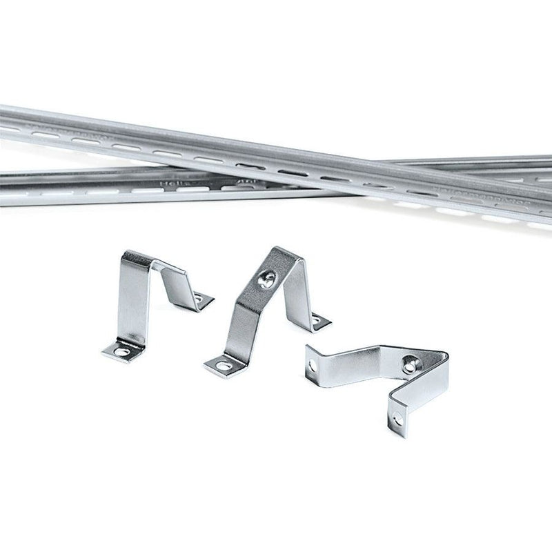 HellermannTyton - Befestigungssystem für Schienenverteiler Haltebügel HB5 − 10 Stück