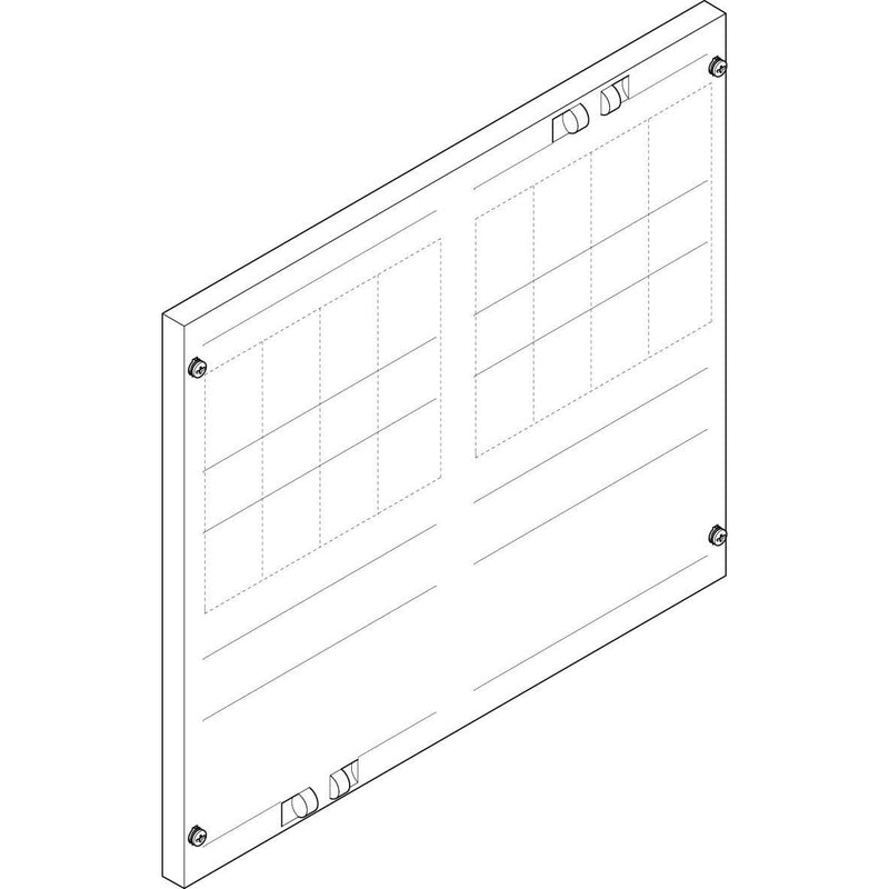 ABN - Abdeckung für Verteilerfeld Abdeckplatte FAP23709N 500x450mm 2FB/3RE