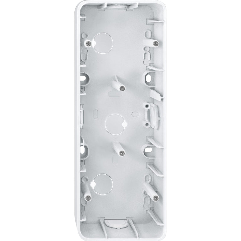 Merten - Aufputzgehäuse für Unterputzgerät AP-Gehäuse 3f.pws/gl 519319