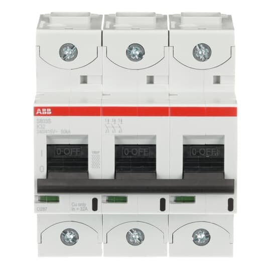ABB Stotz S&J - Leitungsschutzschalter Sicherungsautomat S803S-K32 32A,K,400VAC 50kA