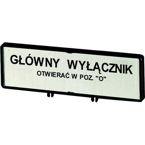 Eaton - Zubehör/Ersatzteile für Niederspannungs-Schalttechnik Träger mit Schild ZFS71-T0 T0 T3 P1 48x17mm