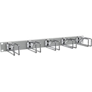 Enoc - Komponente für Verdrahtung, Kabeleinführung und -fixierung (Gehäuse/Schaltschr.) Querrangierpanel CPM 01-RAL 7035 1 HE, gr/chrom