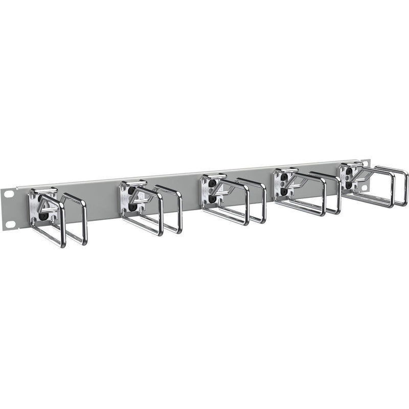 Enoc - Komponente für Verdrahtung, Kabeleinführung und -fixierung (Gehäuse/Schaltschr.) Querrangierpanel CPM 01-RAL 7035 1 HE, gr/chrom