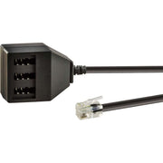 E+P Elektrik - Kommunikationstechnik-Adapter Western-Adapter T 121/02 LOSE 0,2m,Telekom-N