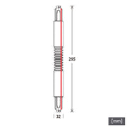 LTS Licht&Leuchten - Elektrisches Zubehör/Ersatzteile für Leuchten F-Verbinder ST-A FLEX/9018 gr flexibel gr