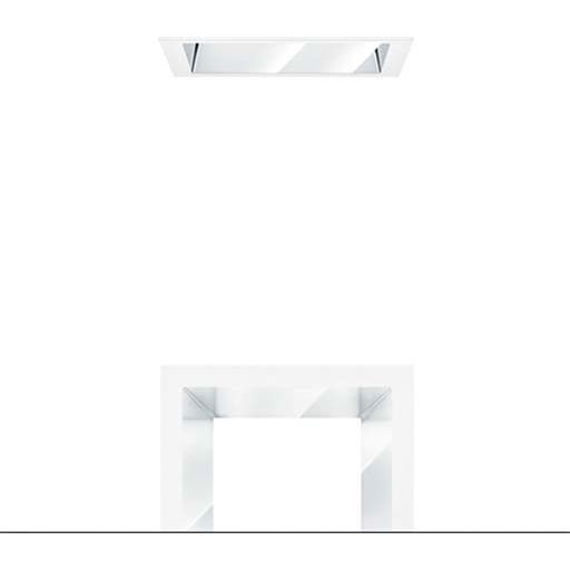 Zumtobel Group - Lichttechnisches Zubehör/Ersatzteile für Leuchten Vorsatz PANOS INF #60800693 klar IP54 Q190 WH