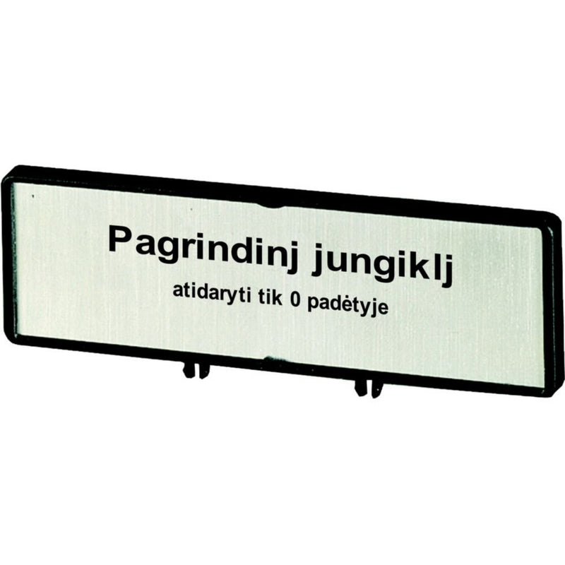 Eaton - Zubehör/Ersatzteile für Niederspannungs-Schalttechnik Träger mit Schild ZFS84-T0 T0 T3 P1 48x17mm