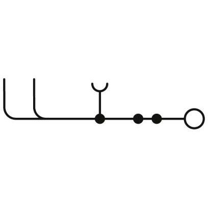 Phoenix Contact - Durchgangs-Reihenklemme Durchgangsklemme VBSTB 4-FS  #3070435 0,2-4qmm B=6,2mm gr − 50 Stück