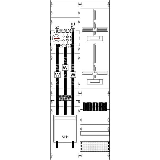 Striebel&John - Zählerfeld Mess-u.Wandlerfeld KA4225Z kpl.H5/B2