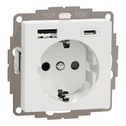 Elso - Steckdose mit BRS und USB ELG365354 TypA+C 3ATPb Joy rws