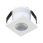 EVN Lichttechnik - Downlight/Strahler/Flutlicht P-LED Deckeneinbauleuchte P04030102 3000K 700mA quad. ws