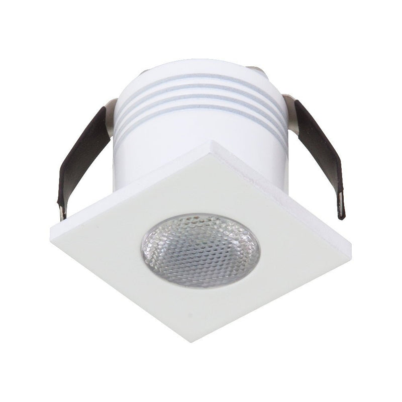 EVN Lichttechnik - Downlight/Strahler/Flutlicht P-LED Deckeneinbauleuchte P04030102 3000K 700mA quad. ws