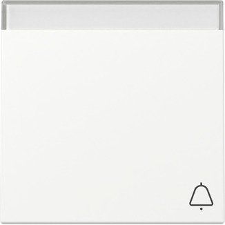 Gira - Abdeckung/Bedienelement für Installationsschalterprogramme Wippe Symb. Klingel 367327 Reinweiß m