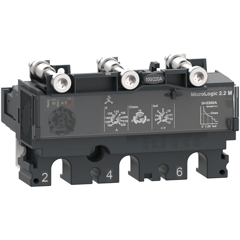 Schneider Electric - Auslöseblock für Leistungsschalter Elektron. Auslösegerät C1632M150 MicroLogic 2.2M