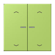 Jung - Bedienelement intelligent Taster mit Pfeilsymbolen BT LC 17102 P 221 vert clair