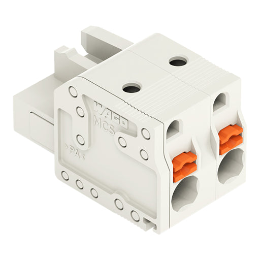 WAGO - Kabelsteckverbinder für Leiterplattensteckverbinder 1-Leiter-Federleiste 2721-202/026-000 Push-inCAGECLAMP,lgr − 100 Stück