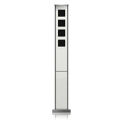 TCS Tür Control - Kommunikations-Säule K3-Leersäule 1,30m K34AP für 4 AMI Module