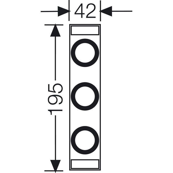 Hensel - D-Sicherungssockel Sicherungselement Mi RS 27 3p. 25A E27 DII − 1 Stück
