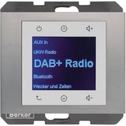 Berker - Elektronik-Gerät für Installationsschalterprogramme Radio DAB+, Bt., K.x edels 30847004 t