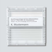 Siedle&Söhne - Zubehör/Ersatzteile für Türkommunikation Sichtfenster klar 200019641-00 f.BKV 611