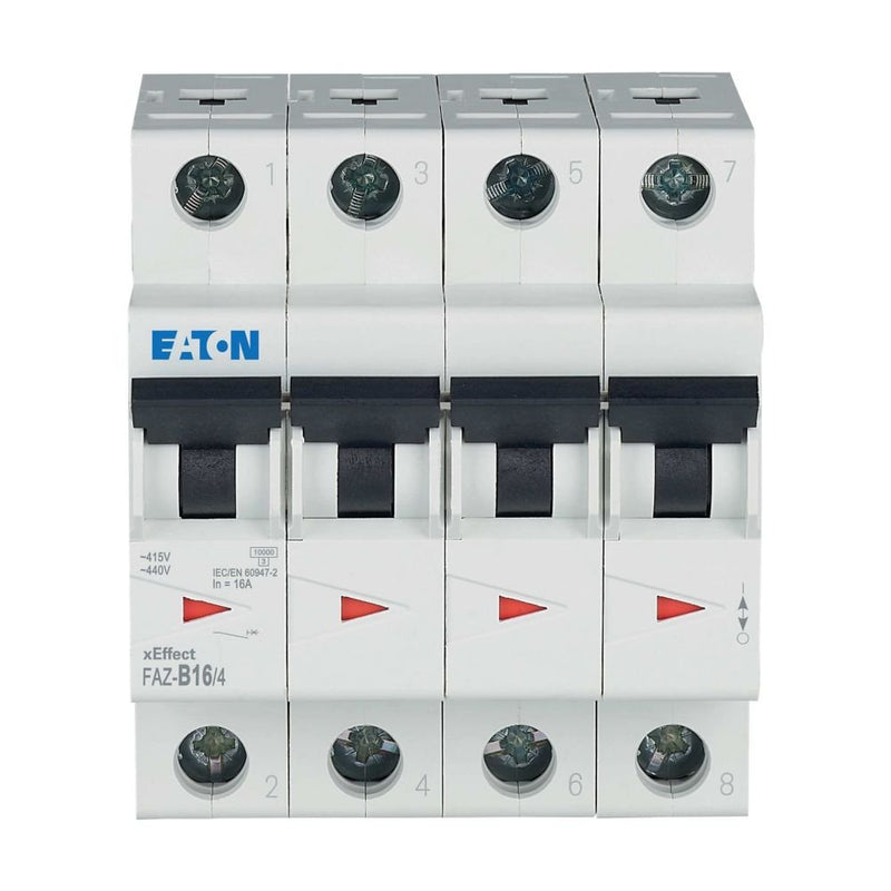 Eaton - Leitungsschutzschalter FAZ-B16/4 B 16A, 4p