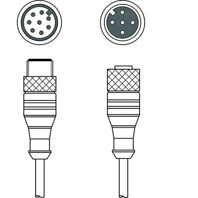 Leuze - Konfektioniertes Sensor-Aktor-Kabel Adapter-Kabel ECO-SD-Set − 1 Stück