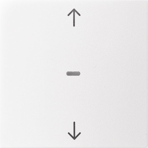Berker - Abdeckung/Bedienelement für Installationsschalterprogramme Abdeckung Tastsensor-Modul 80961299 1-fach polarweiß mt
