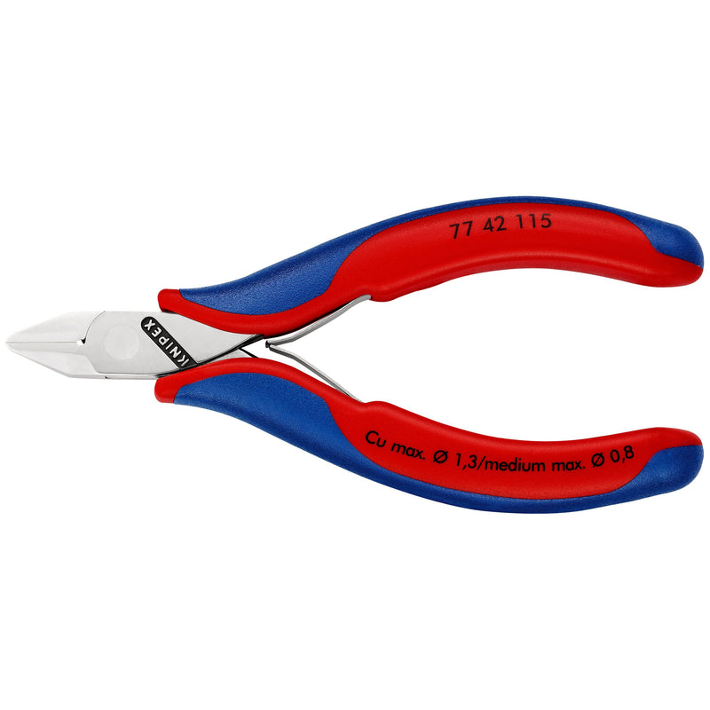 Knipex - Seitenschneider Elektronik-Seitenschneider 77 42 115 spiegelpoliert,115mm