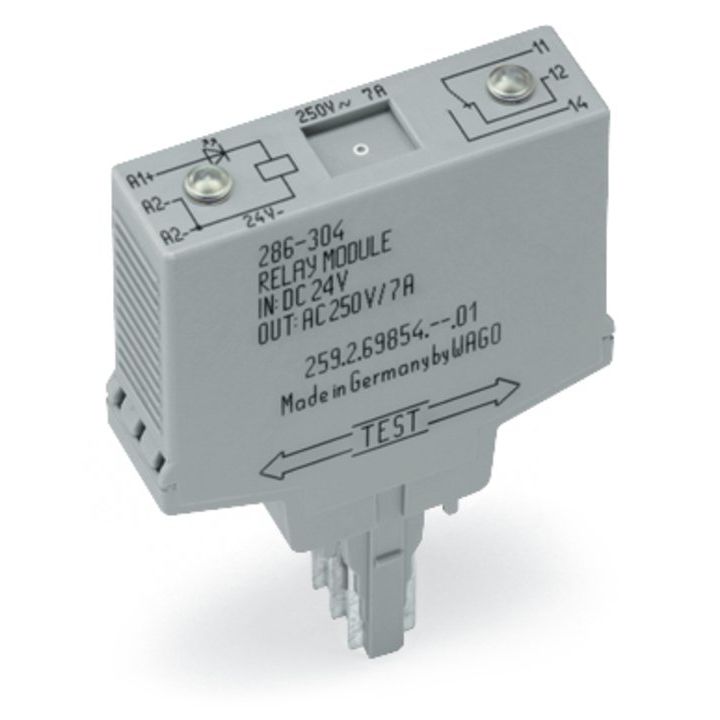 WAGO - Schaltrelais Relaisstecker 286-304 m. 1 U DC 24 V