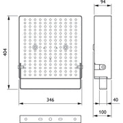 Philips Lighting - Mechanisches Zubehör/Ersatzteile für Leuchten Rahmen mit Bügel ZBP333 MB WH SET