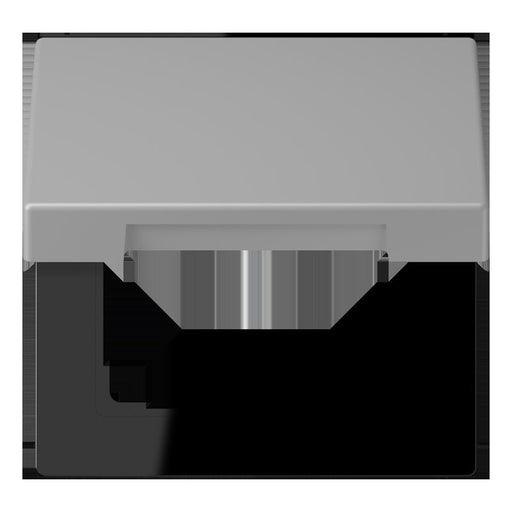 Jung - Abdeckrahmen Klappdeckel m. Stellfeder LC 990 BFKL 204 gris moyen