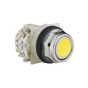 Schneider Electric - Drucktaster, Komplettgerät Drucktaster 9001KR1YH13 gelb, D=30mm