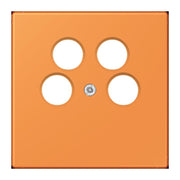 Jung - Einsatz/Abdeckung für Kommunikationstechnik Abdeckung für SAT-TV LC 990-4 SAT2 225 orange clair (32081)