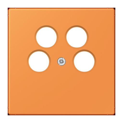Jung - Einsatz/Abdeckung für Kommunikationstechnik Abdeckung für SAT-TV LC 990-4 SAT2 225 orange clair (32081)