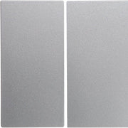 Berker - Abdeckung/Bedienelement für Installationsschalterprogramme Wippe alu matt 16231404 2-fach