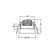 Brumberg Leuchten - Downlight/Strahler/Flutlicht NV-Einbaustrahler 12VGX5,3 20027170