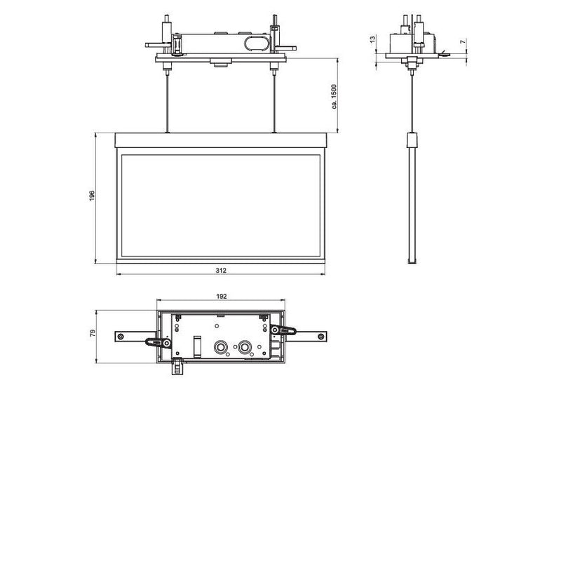 RP-Technik - Sicherheitsleuchte Rettungszeichenleuchte AXCT009ML ZB, ML, Piktoset