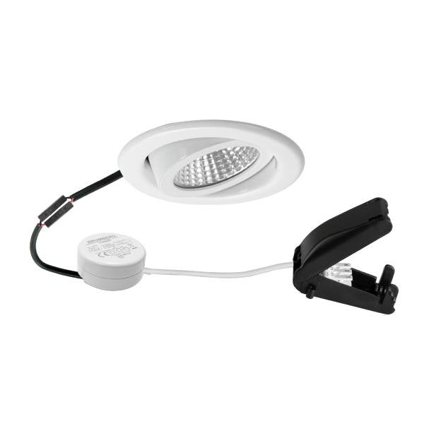 Brumberg Leuchten - Downlight/Strahler/Flutlicht LED-Einbaustrahler 230V 40469073 3000K, ws