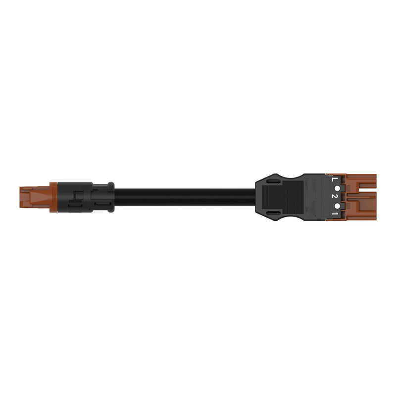 WAGO - Konfektionierte Leitung für steckbare Gebäudeinstallation konfekt. Übergangsleitung 774-9973/1506-605 Eca,Buchse/Stecker