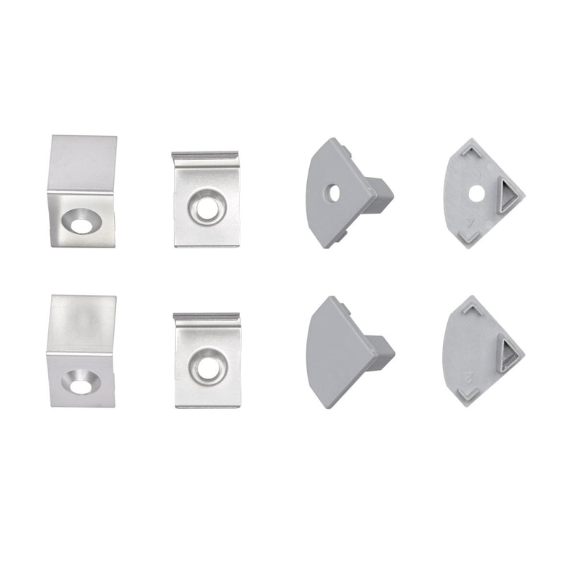 Nobile - Zubehör/Ersatzteile für Lichtschlauch/-band Ersatzkit f. Alu Eckprofil 5011146809 grau − 1 Stück