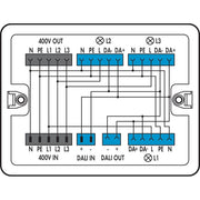 WAGO - Kompaktverteiler für steckbare Gebäudeinstallation Verteilerbox 899-681/147-000 Eingänge,weiß
