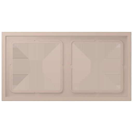 Jung - Abdeckrahmen Rahmen 2-fach LCZ 982 BF 240 ombre brulee claire