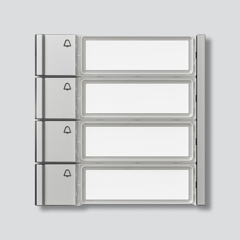 Siedle&Söhne - Funktionsmodul für Türkommunikation Ruftasten TM 700-4-0 SM Silber-Metallic − 1 Stück