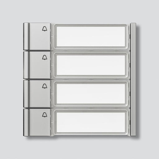 Siedle&Söhne - Funktionsmodul für Türkommunikation Ruftasten TM 700-4-0 SM Silber-Metallic − 1 Stück