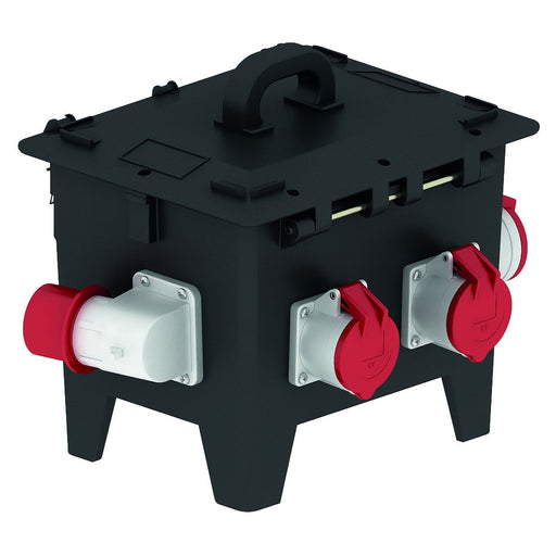 Bals Elektrotech - CEE-Steckdosen-Kombination (IEC 60309) Tragbarer Verteiler 521828 Vollgummi IP44