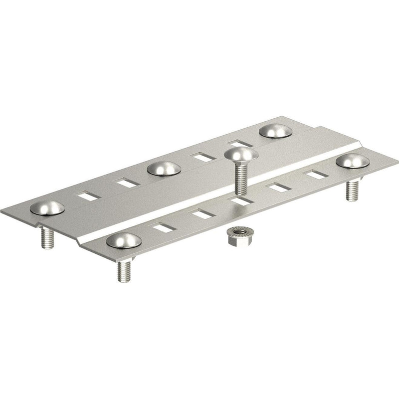 OBO Bettermann - Verbinder für Kabeltragsystem Stoßstellenleiste breit SSLB 100 A4 mit 2 Bef. B100mm − 20 Stück