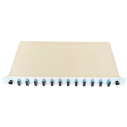 Paschke - Patchpanel LWL Spleissbox ausziehbar 19" 443804-12SA 12x SCd OS2 BLAU