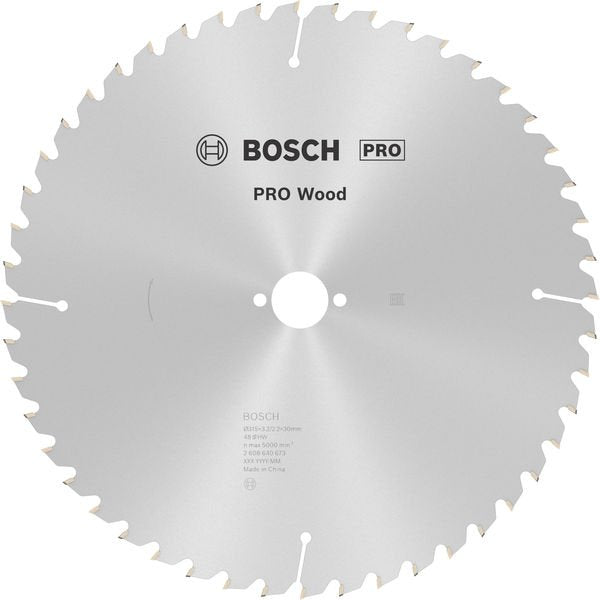 Bosch - Kreissägeblatt PRO Wood Kreissägeblatt, 2608640673 315 x 3,2 x 30 mm